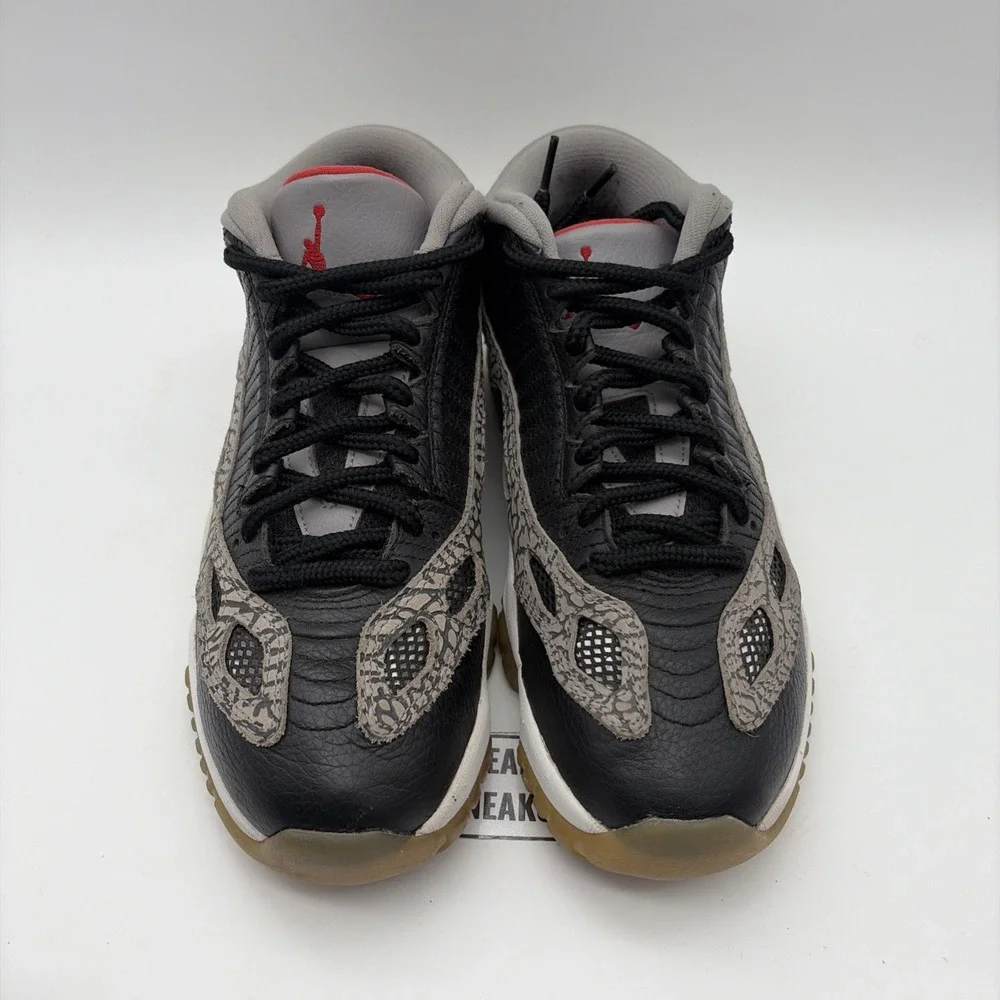 Size 9.5 - Air Jordan 11 Retro IE Low Black Cement (919712-006)